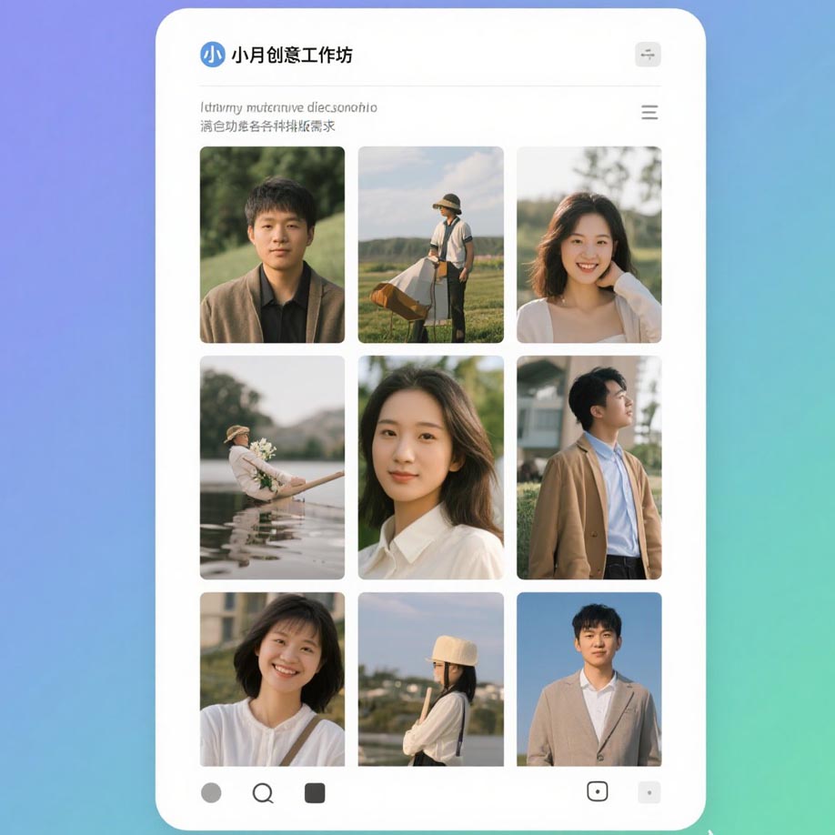 图片分割合并效果图
